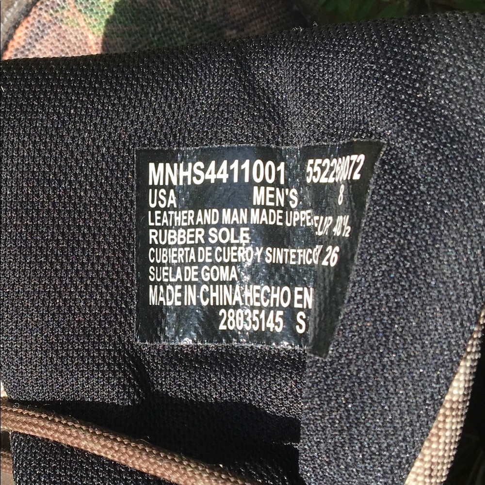 Herman-SURVIVORS CAMO waterproof Size8 (Used) - Picture 2 of 8